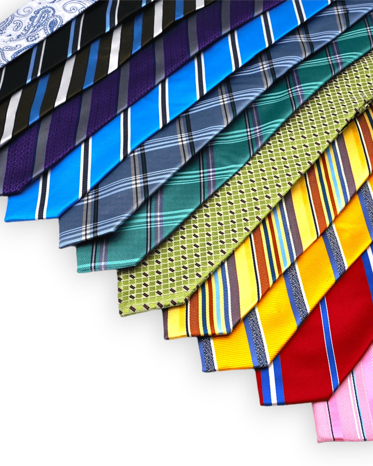 Colorful Group of Skinny Ties