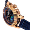 Heritor Automatic Legacy Leather-Band Watch with Day/Date