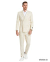 2 PC Double Breasted Solid Suit - Bundle Bus