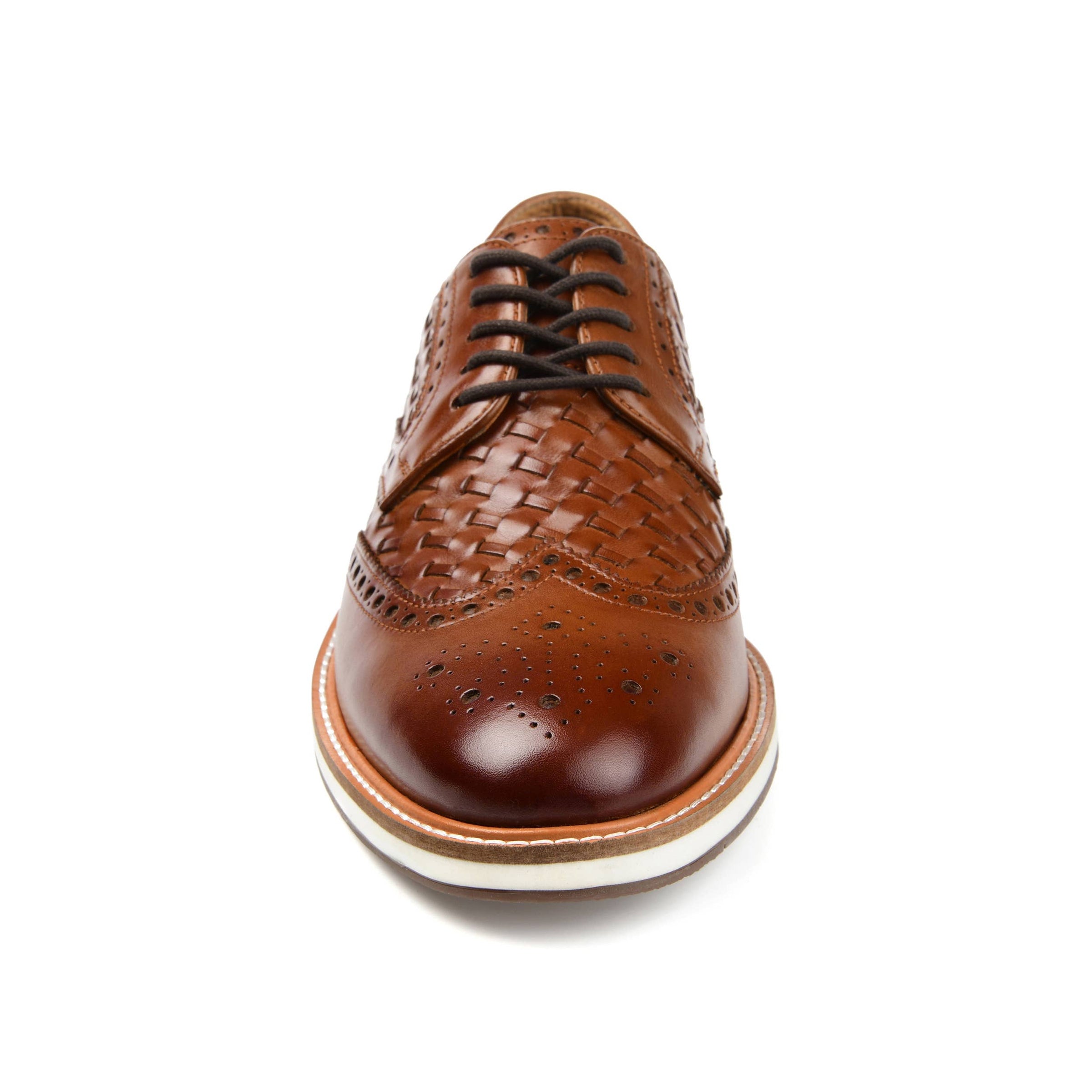 THOMAS & VINE - Thomas & Vine Radcliff Wide Width Woven Wingtip Derby