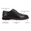 THOMAS & VINE - Thomas & Vine Radcliff Wide Width Woven Wingtip Derby