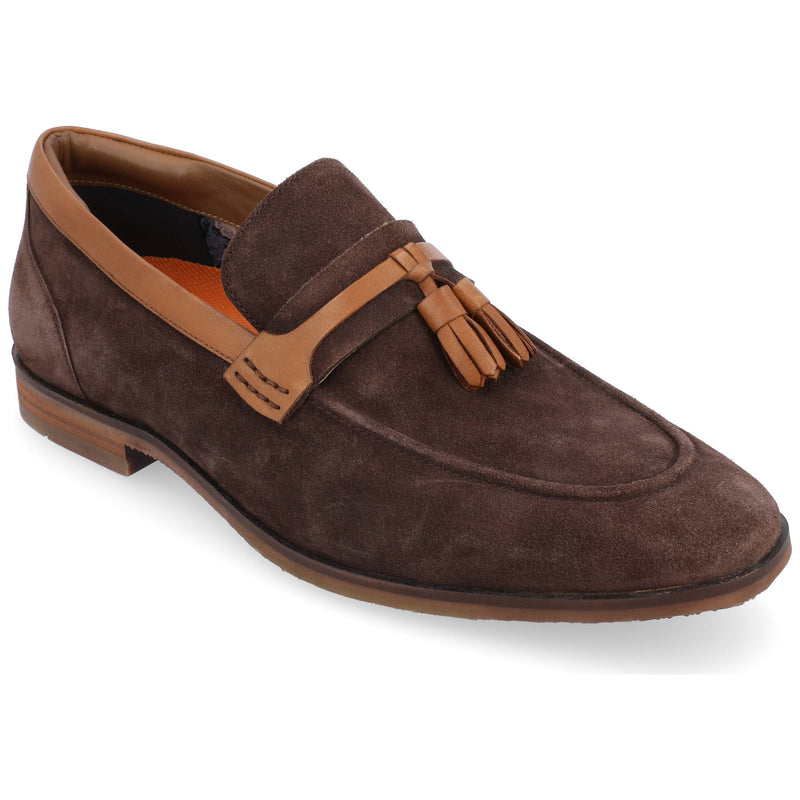 THOMAS & VINE - Thomas & Vine Hawthorn Apron Toe Tassel Loafer