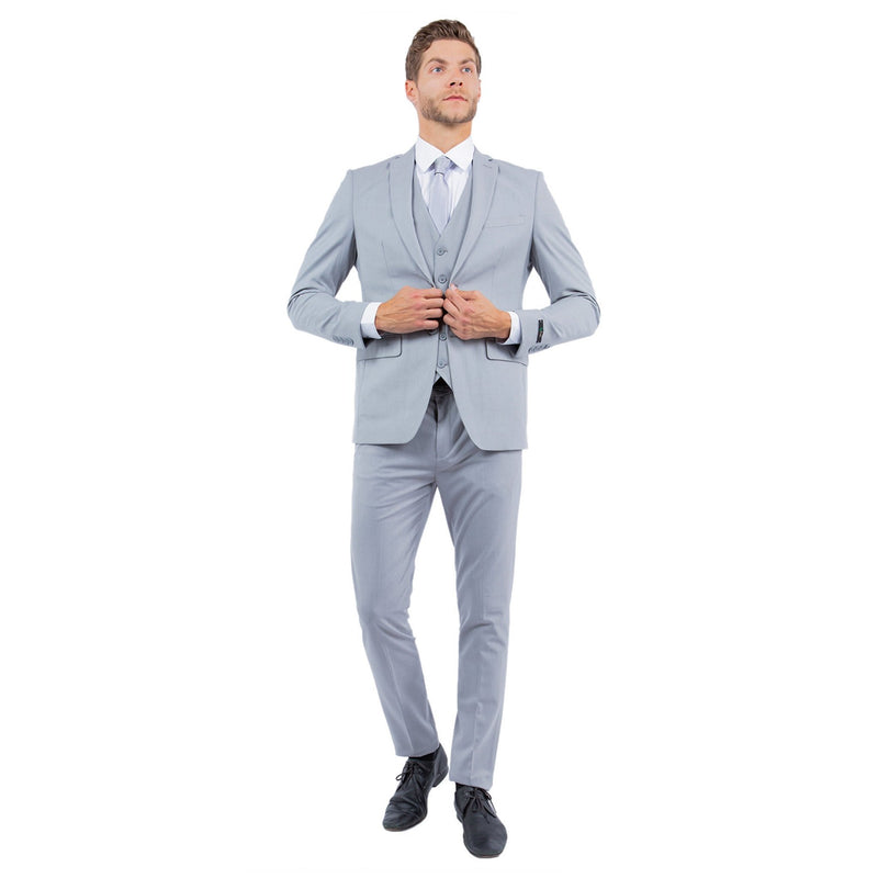 4 - Way Stretch Mens 3pc Suit Set (Made to Move) - Bundle Bus