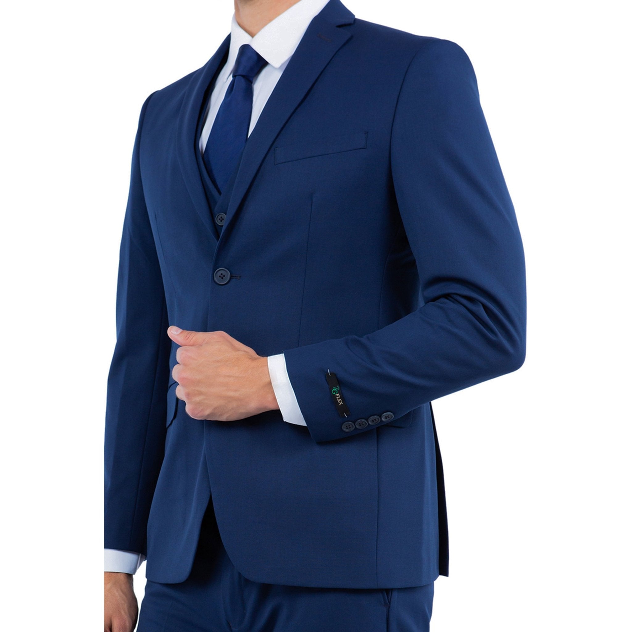 4 - Way Stretch Mens 3pc Suit Set (Made to Move) - Bundle Bus