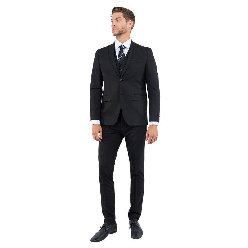 4 - Way Stretch Mens 3pc Suit Set (Made to Move) - Bundle Bus