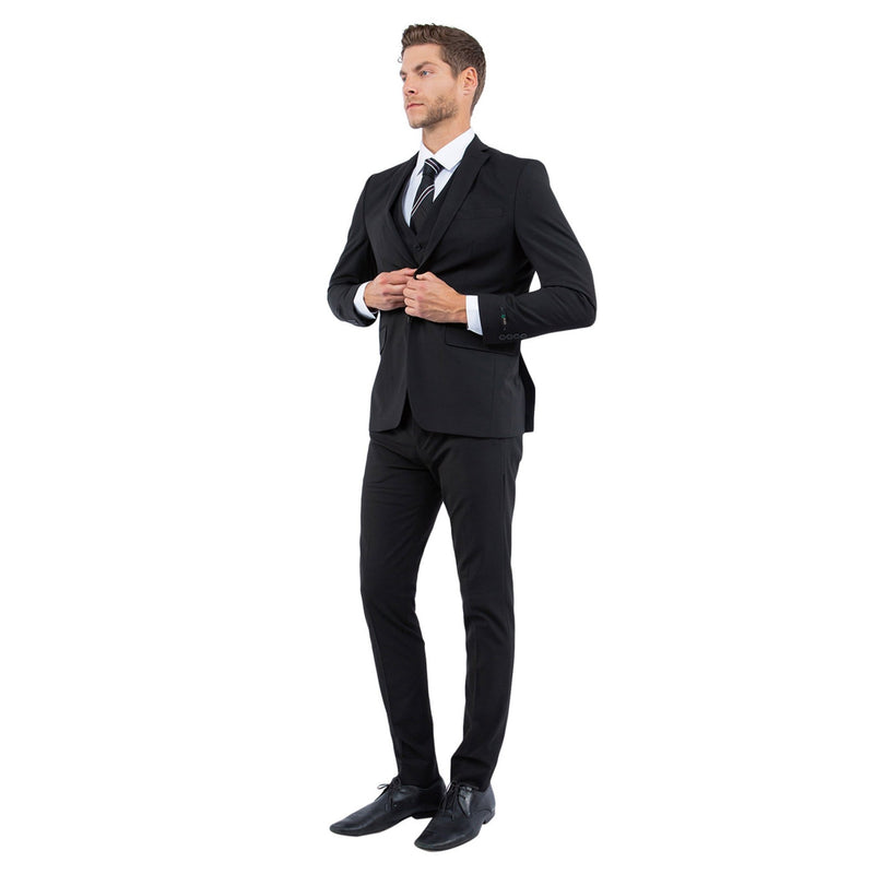 4 - Way Stretch Mens 3pc Suit Set (Made to Move) - Bundle Bus