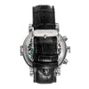 Heritor Automatic Legacy Leather-Band Watch with Day/Date