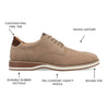 Vance Co. Rutger Plain Toe Hybrid Dress Shoe