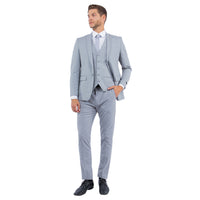 4 - Way Stretch Mens 3pc Suit Set (Made to Move) - Bundle Bus