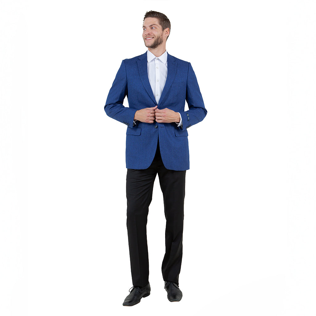 Men's Modern Fit Sport Coat w/ Notch Lapel - Bundle Bus