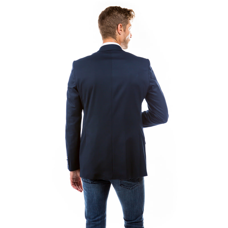 Navy Zegarie Suit Separates Solid Dinner Jacket For Men - Bundle Bus