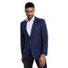 Men's Modern Fit Windowpane Sport Coat w/ Notch Lapel - Bundle Bus