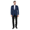 Navy Zegarie Peak Lapel Tuxedo Jacket For Men - Bundle Bus