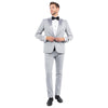 Men's Tailored - Fit Suits Separates Tuxedo Jacket w/ Peak Lapel - Bundle Bus
