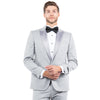 Men's Tailored-Fit Suits Separates Tuxedo Jacket w/ Peak Lapel