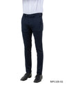 Z - Flex Knit Trousers, Navy - Bundle Bus