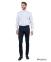 Z - Flex Knit Trousers, Navy - Bundle Bus