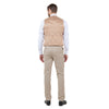 Tan Zegarie Suit Separates Solid Men's Vests For Men - Bundle Bus