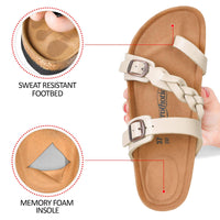 Aerothotic Seraph Comfortable Women’s Slide Sandals - Bundle Bus