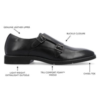 Artemis Chisel Toe Double Monk Strap - Bundle Bus