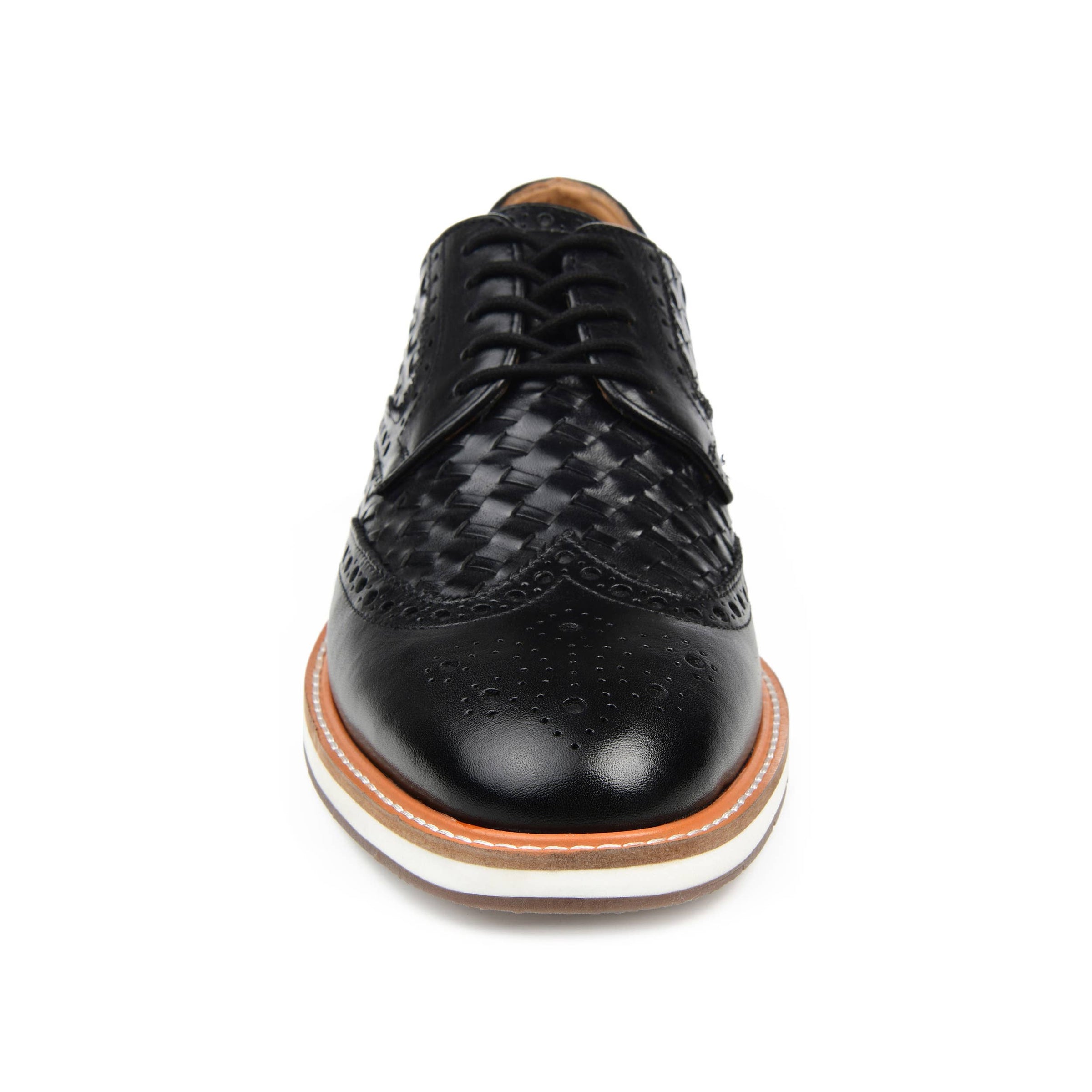 THOMAS & VINE - Thomas & Vine Radcliff Wide Width Woven Wingtip Derby