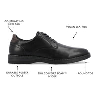 Vance Co. Rutger Plain Toe Hybrid Dress Shoe