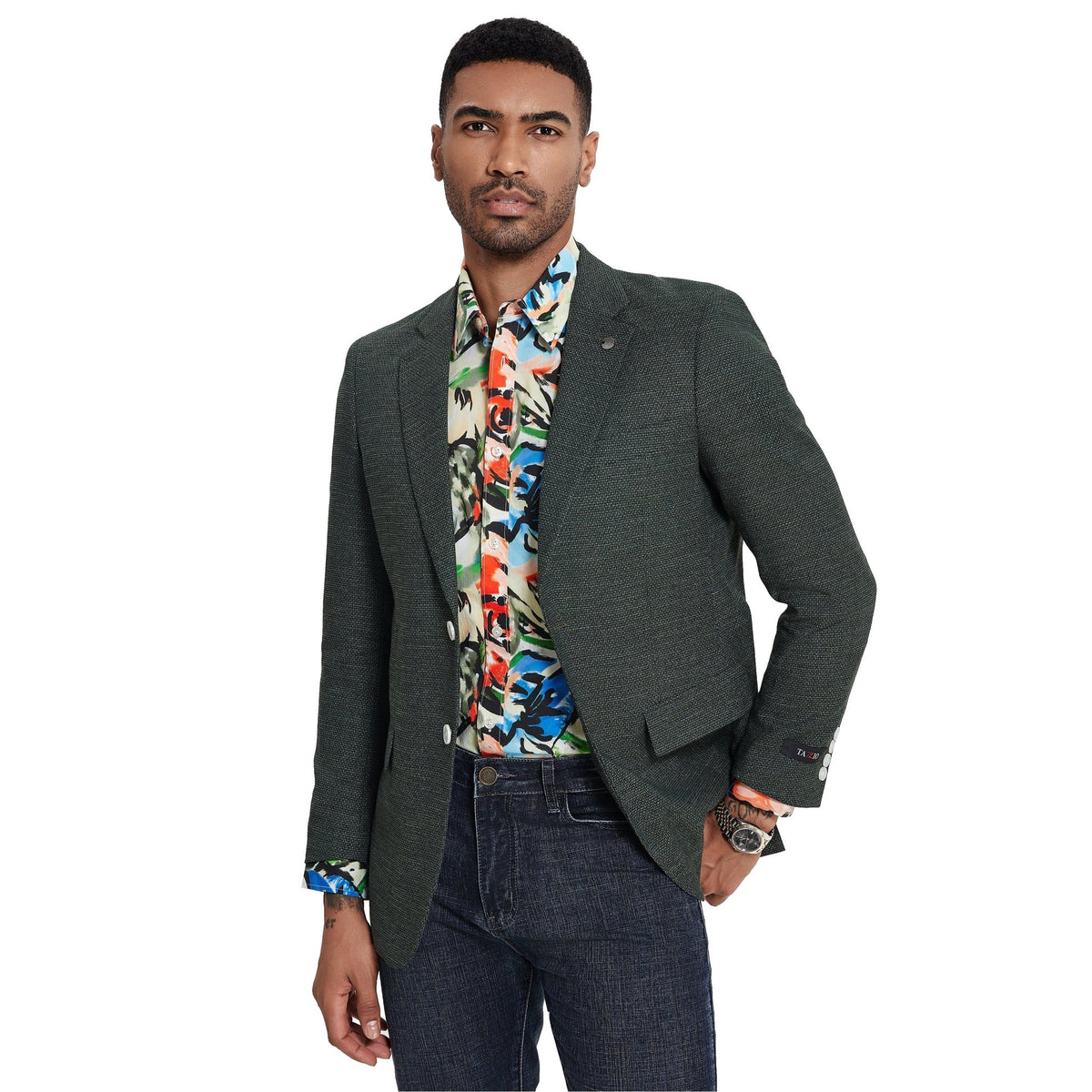 Birdseye Slim Fit Mens Blazer Only - Bundle Bus