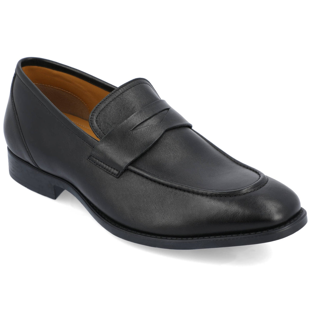 Bishop Apron Toe Penny Loafer: Cognac / 12 / Wide - Bundle Bus