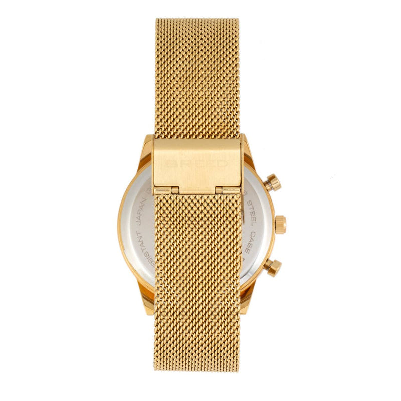 Breed Andreas Mesh - Bracelet Watch with Date - Bundle Bus