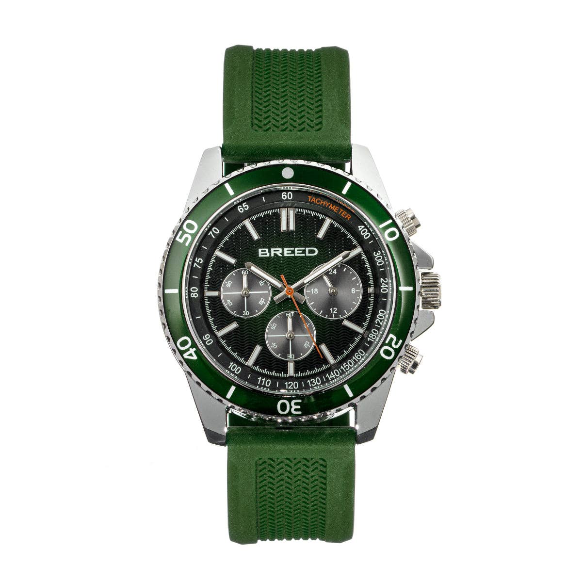 Breed Tempo Chronograph Watch with 24 - Hour Sub - Dial - Bundle Bus