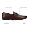 Vance Charles Slip-on Driving Bit Loafer