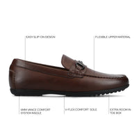 Vance Charles Slip-on Driving Bit Loafer