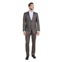 Cocoa Men's 2pc Sharkskin Suit Slim - Fit - Bundle Bus