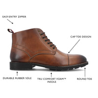 Thomas & Vine Avrum Cap Toe Ankle Boot