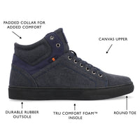 Vance Co. Justin High Top Sneaker