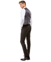 Dark Grey Zegarie Suit Separates Solid Men's Vests For Men - Bundle Bus