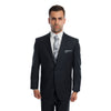 Dk. Navy Solid Mens Suit 2 - PC Regular Modern Fit - Bundle Bus