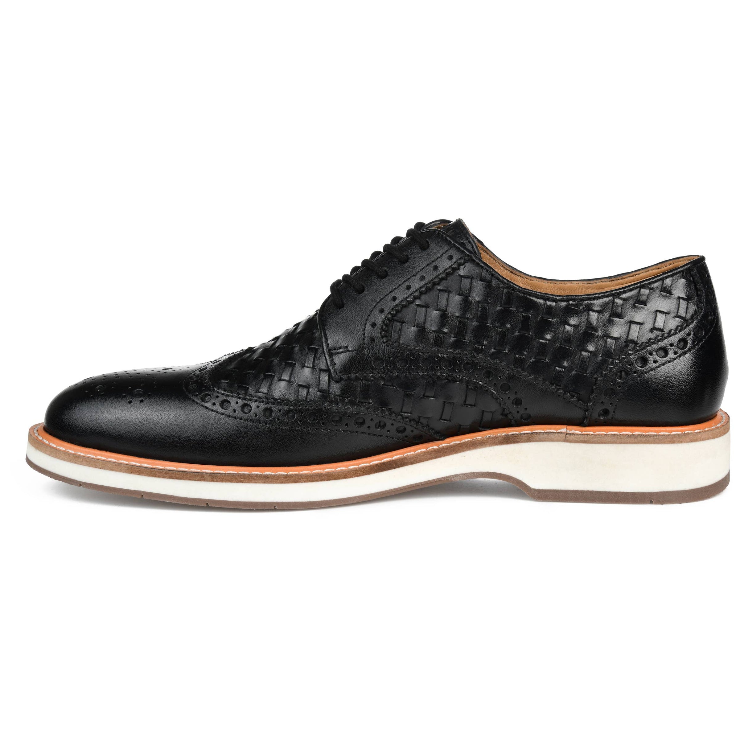 THOMAS & VINE - Radcliff Woven Wingtip Derby