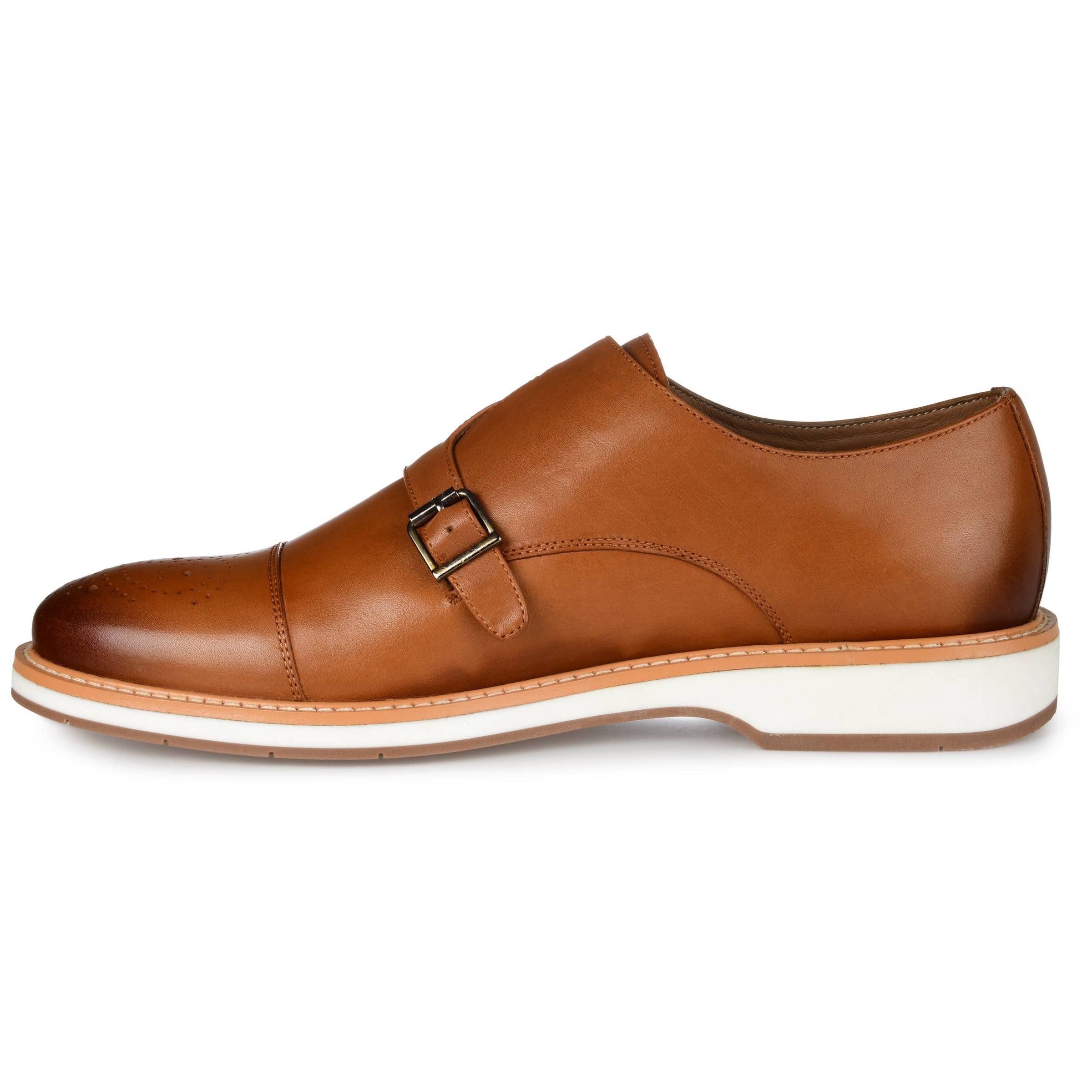 Thomas & Vine Ransom Cap Toe Monk Strap Dress Shoe