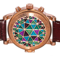 Heritor Automatic Legacy Leather-Band Watch with Day/Date