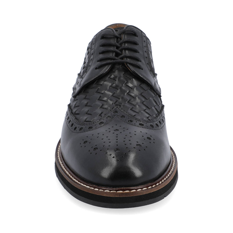 THOMAS & VINE - Thomas & Vine Radcliff Wide Width Woven Wingtip Derby