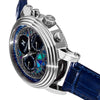 Heritor Automatic Legacy Leather-Band Watch with Day/Date