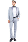 Gray Zegarie Shawl Collar Tuxedo Jacket For Men - Bundle Bus