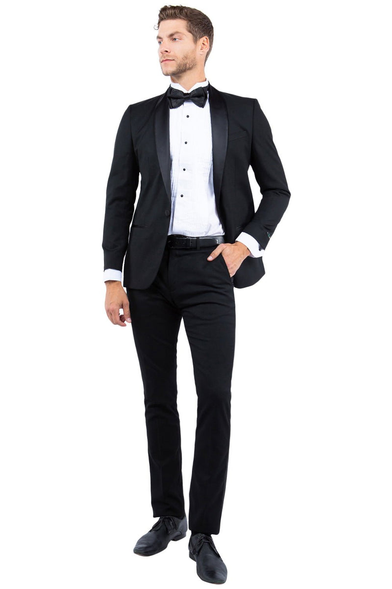 Gray Zegarie Shawl Collar Tuxedo Jacket For Men - Bundle Bus