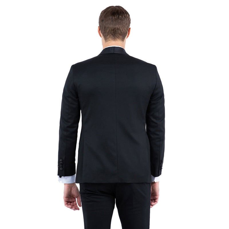 Gray Zegarie Shawl Collar Tuxedo Jacket For Men - Bundle Bus