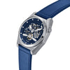 Heritor Automatic Amadeus Semi - Skeleton Leather - Band Watch - Bundle Bus