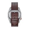 Heritor Automatic Amadeus Semi - Skeleton Leather - Band Watch - Bundle Bus