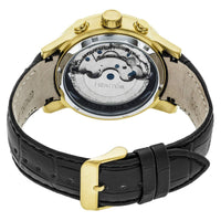 Heritor Automatic Hannibal Semi - Skeleton Leather - Band Watch - Bundle Bus