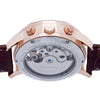 Heritor Automatic Wilhelm Semi - Skeleton Leather - Band Watch - Bundle Bus