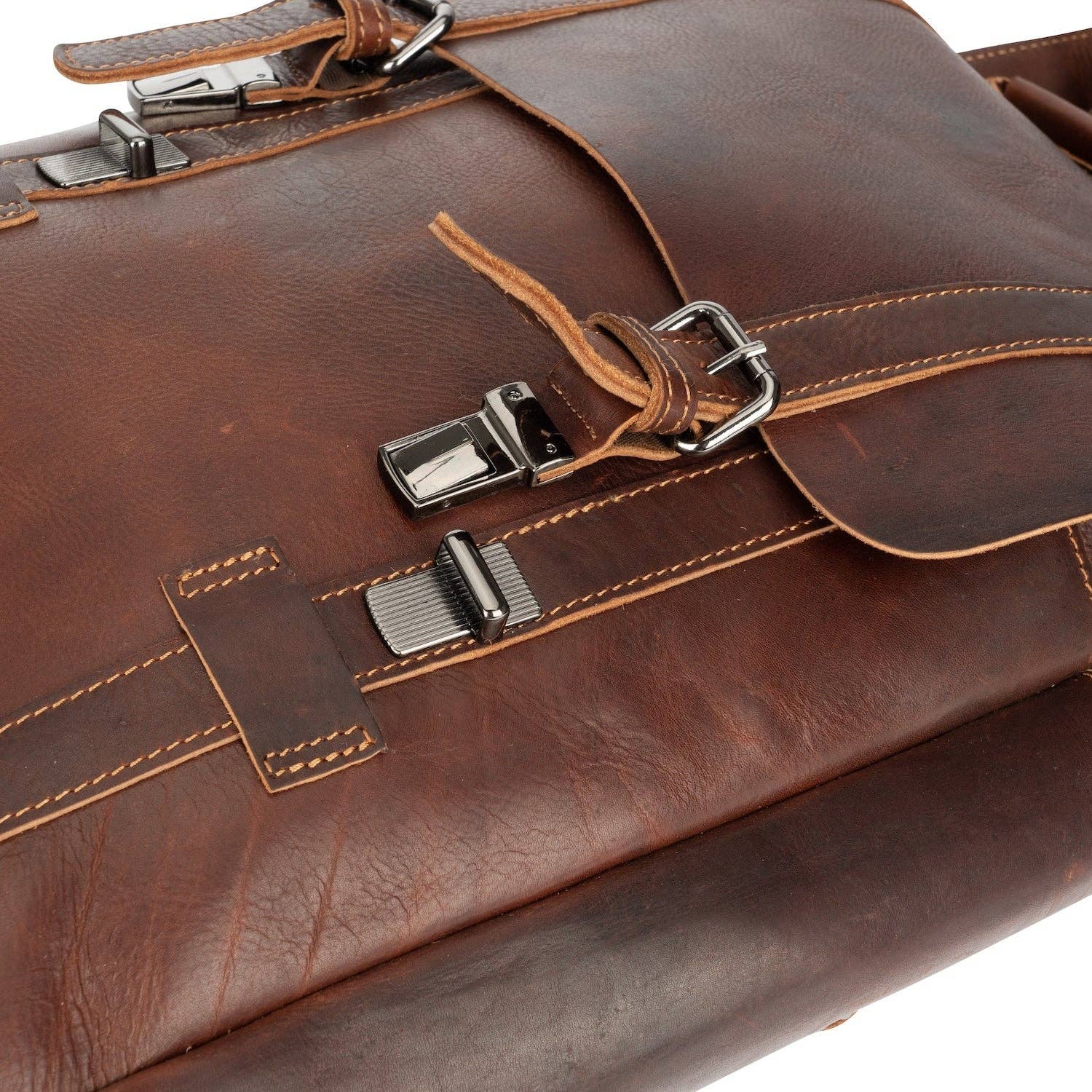 Melbourne Leather Laptop Backpack - Bundle Bus